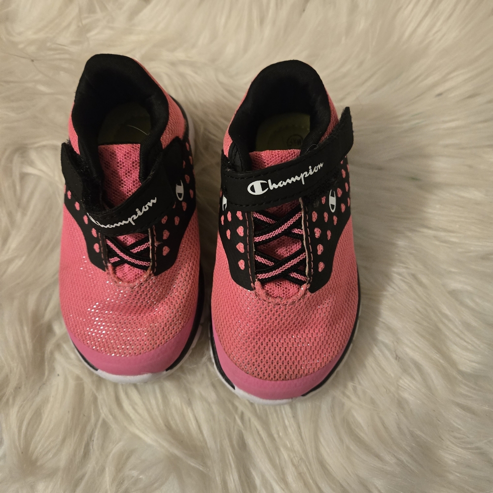 Champion Kids Pink Athletic Shoes Memory Foam Size 5 1/2 W